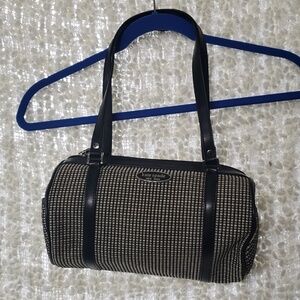 Kate spade new york vintage baguette purse cream beige and black shoulder bag